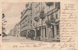La Chaux de Fonds (NE) Blick auf die Hauptstrasse