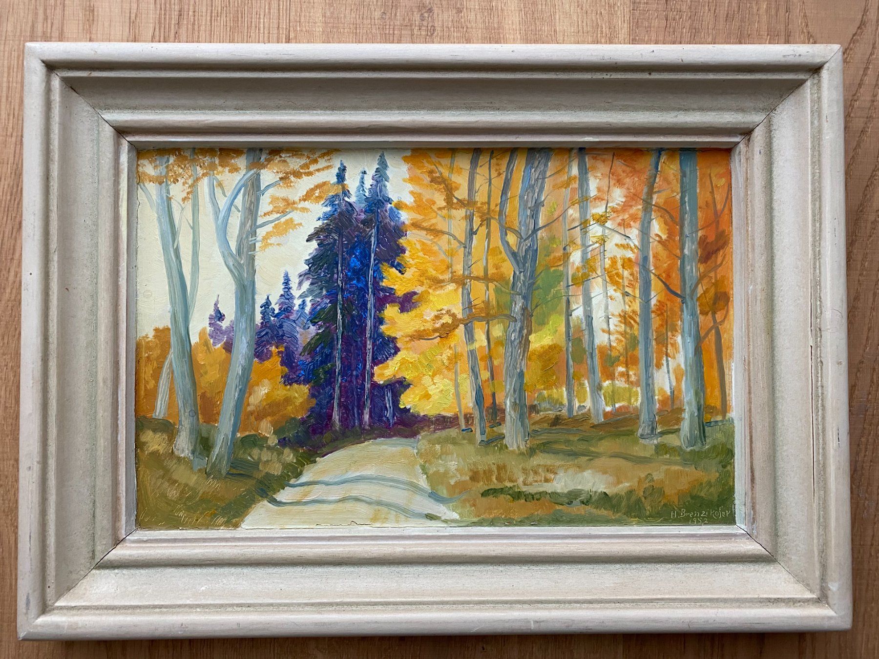 Dipinti: Gemälde H. Brenzikofer 1952 – Usato da Gerolfingen venduto da Regenbogen88