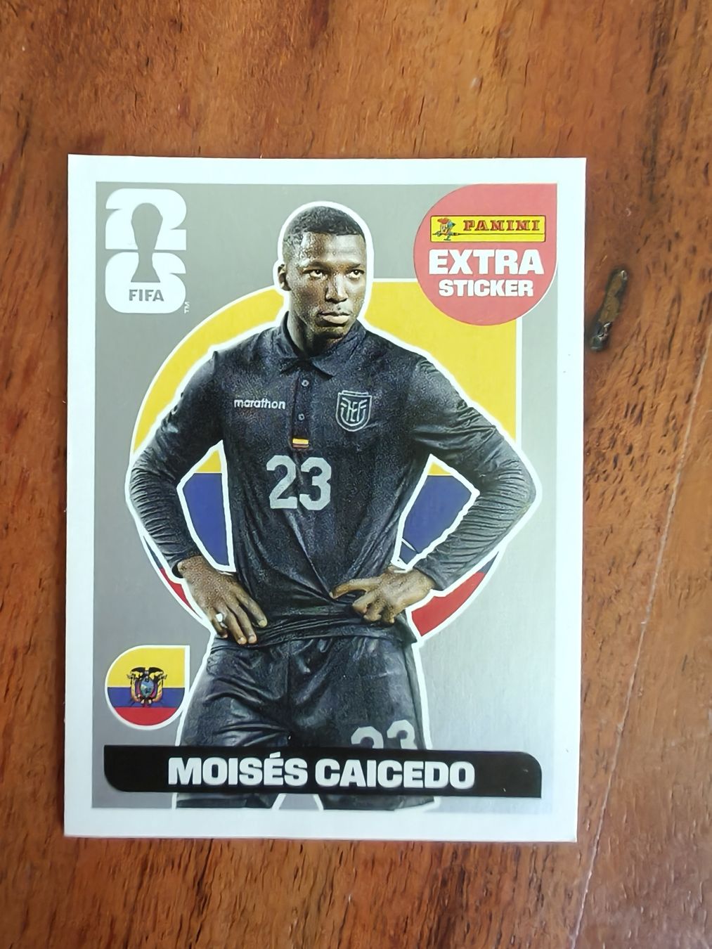 Panini Sammelbilder & Trading cards: Panini FIFA Extra Sticker Moisés Caicedo Silber – Neu (gemäss Beschreibung) aus Grüningen von Mr.Michi