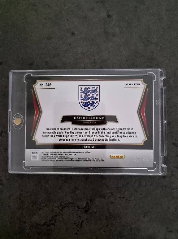 Panini Cartes à collectionner: Panini Select David Beckham Jersey Numer 7 – D'occasion à Seon par Passion4SoccerCards 1