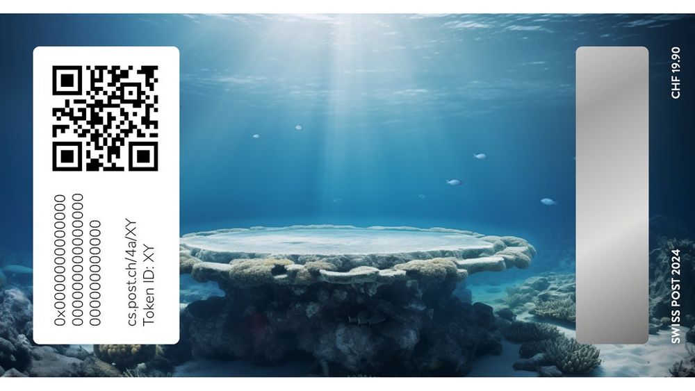 Tutti i francobolli: Swiss Crypto Stamp 4.0 Wallpaper Edition ID 10 Unterwasser – Nuovo (secondo la descrizione) da Wetzikon ZH venduto da jse_xnn6