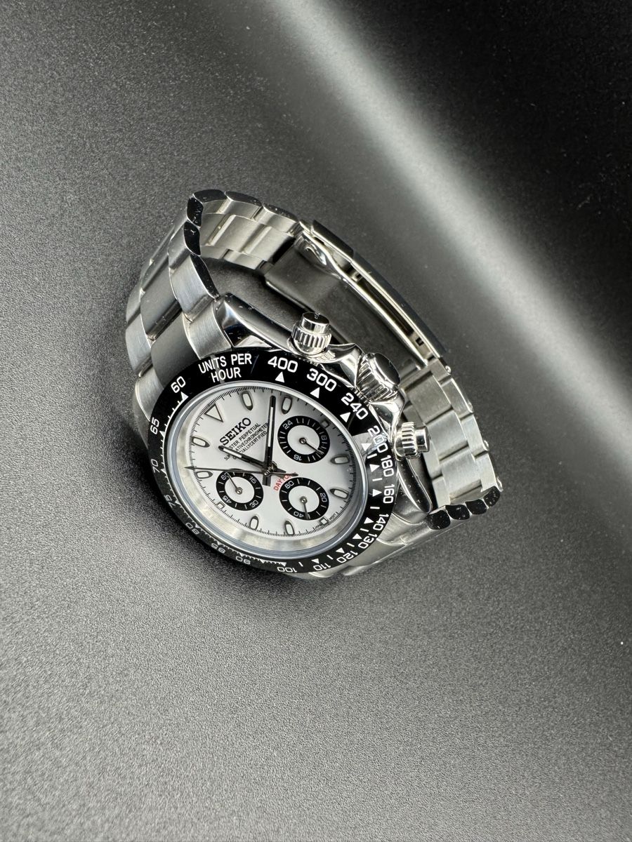Orologi: Seitona Panda Chronograph white – Nuovo e nell'imballaggio originale da Arnegg venduto da watch-shop 4