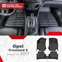 5D Premium Auto Fussmatten Opel Crossland X 2017-2019