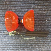 Diabolo Gross mit Kugellager + Profihandstäben Fiberglas