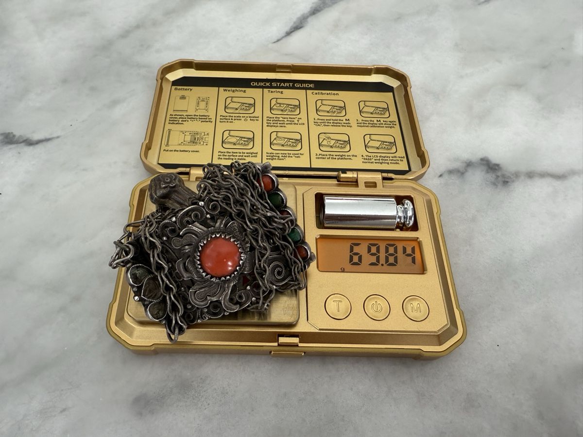 Ciondoli: Silberschmuck Anhänger mit Koralle  – Usato da Aarburg venduto da Schatzaffe 9
