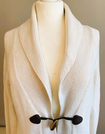 Edéis Strickjacke Baumwolle & Wolle mit Duffle Toggle 42