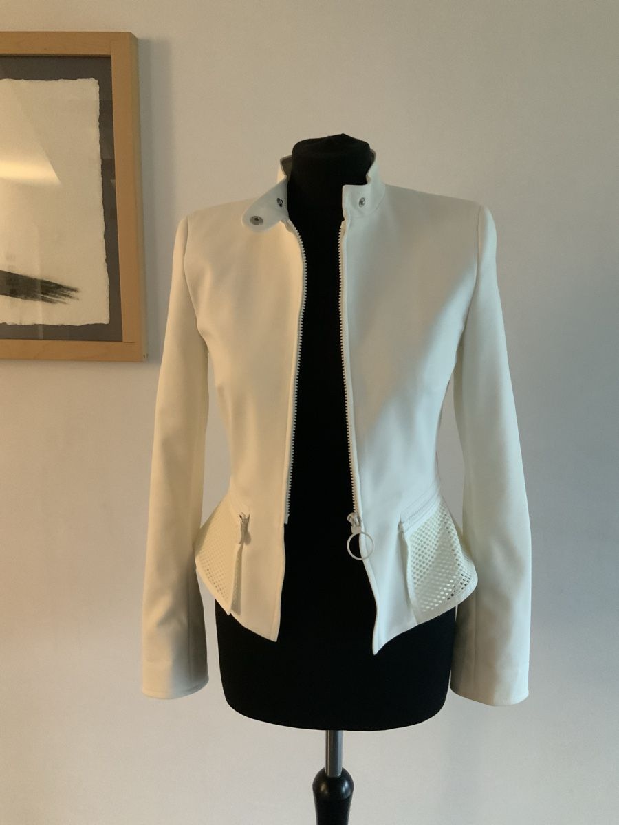Akris Jacken: Akris Punto Jacke Weiss Gr. 32/34 – Neu (gemäss Beschreibung) aus Lotzwil von Figaro2003
