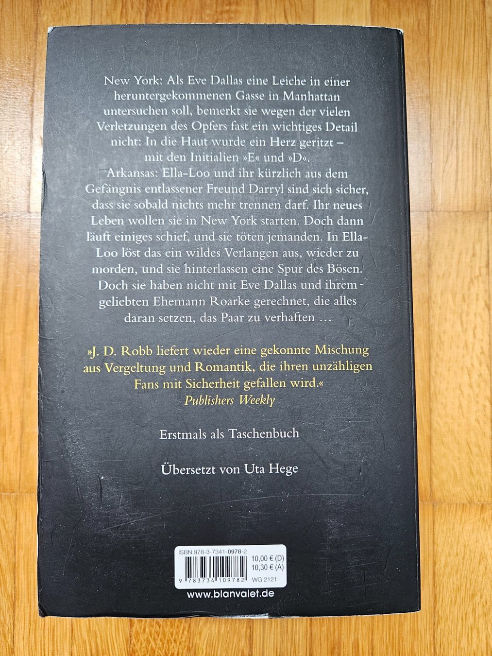 Bücher: J.D. Robb- Der liebevolle Mörder – Gebraucht aus Lausen von  1