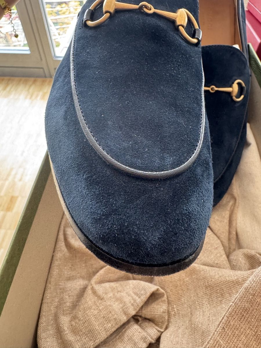 Gucci Scarpe da donna: Gucci Loafers in Blue Suede, Size 40 – Nuovo (secondo la descrizione) da Zürich venduto da kvsm_75 3