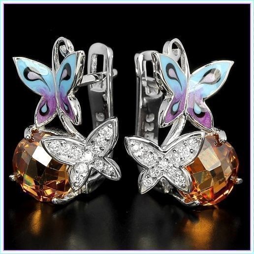Ringe: ♛ Ring & Ohrringe Email 925 Silber – Neu und originalverpackt aus Oberglatt ZH von Hot-Spot 1
