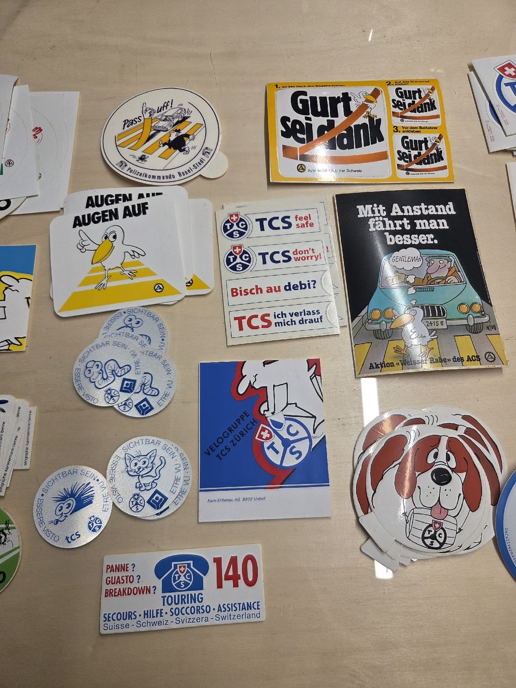 Sticker: TCS Aufkleber Sammlung  – Usato da Wetzikon ZH venduto da AmacherM 1