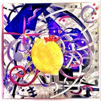 Original Gemälde Mischa Müller abstrakt bunt 2015