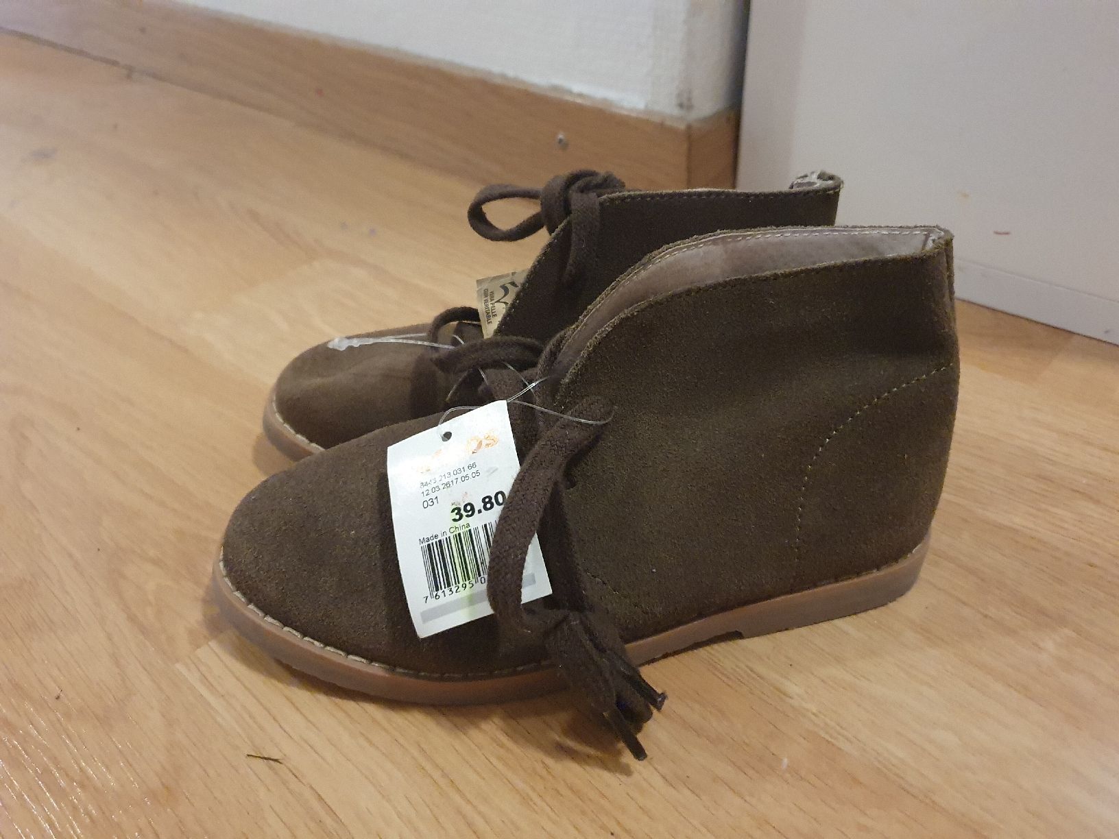 Schuhe für Jungen: neue braune Kinderschuhe aus echtem Leder – Neu und originalverpackt aus St. Gallen von 1811123 2