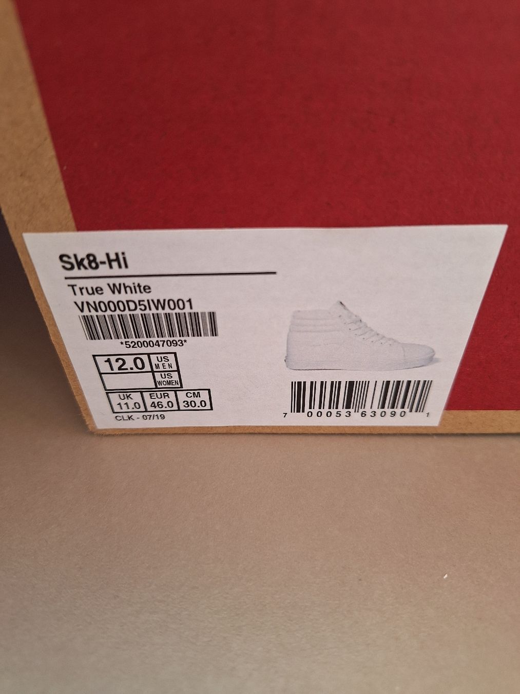 Vans Herrenschuhe: Sneakers VANS, Grösse 12, resp. 46 – Neu und originalverpackt aus Berg am Irchel von Schoggi27 3