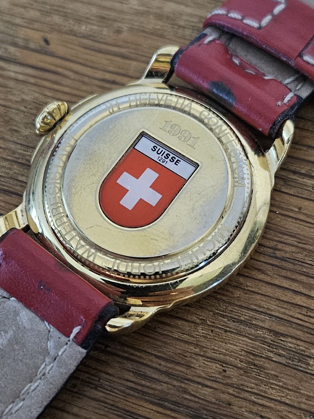 Michel Jordi Orologi: Michael Jordi Uhr 33mm Gold Plated  – Usato da Flamatt venduto da pie_f9zm 7