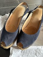 Marc O'Polo Keilabsatz Sandalen dunkelblau Gr. 38 bequem 👡