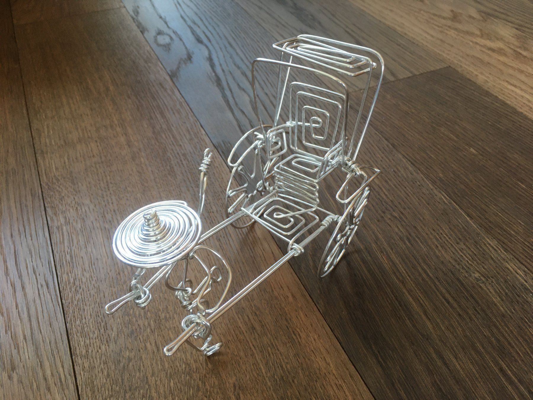 Figurines: Rikscha Figur Draht Filigran – D'occasion à Affoltern am Albis par Blackrhythm 5