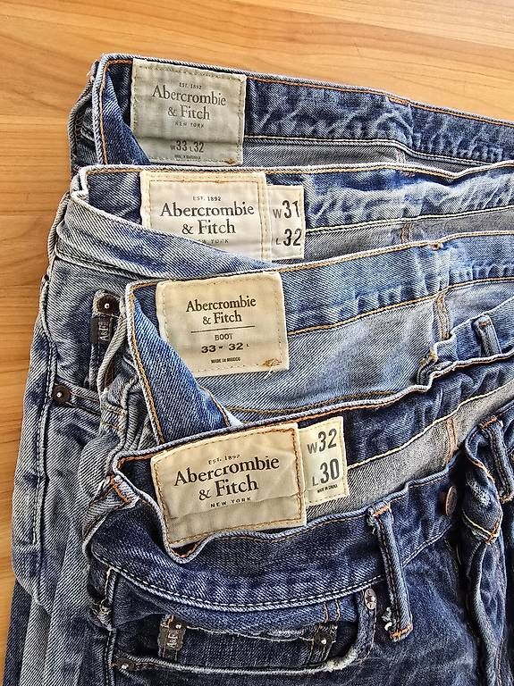 Abercrombie Jeans: 4x Jeans Abercrombie 32-33 – Usato da Locarno venduto da ran_c5zb 1