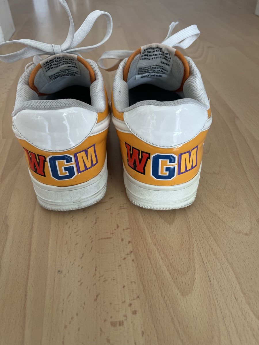 Bape Scarpe da uomo: Baskets BAPE STA orange et blanches - Taille 42 comme neuf – Usato da Vufflens-la-Ville venduto da lor_m7td 3