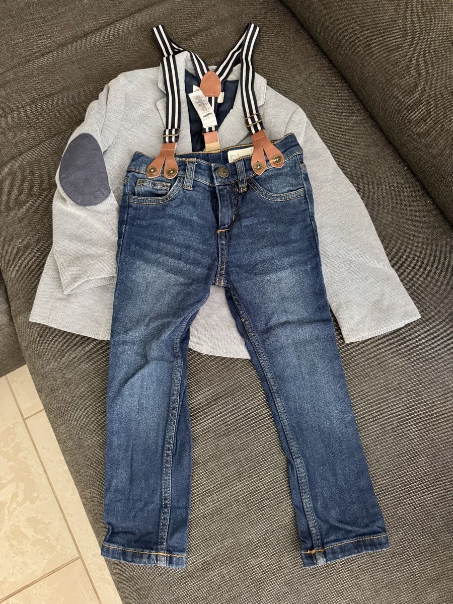 H&M Lotti & Set di vestiti: H&M Boys Grey Blazer and Blue Jeans – Usato da Bülach venduto da dan_7scp 5