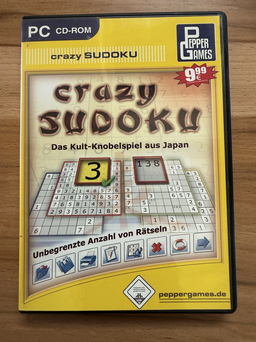 Jeux: PC-Game Crazy Sudoku – Neuf (Voir description) à Grenchen par Bastet007