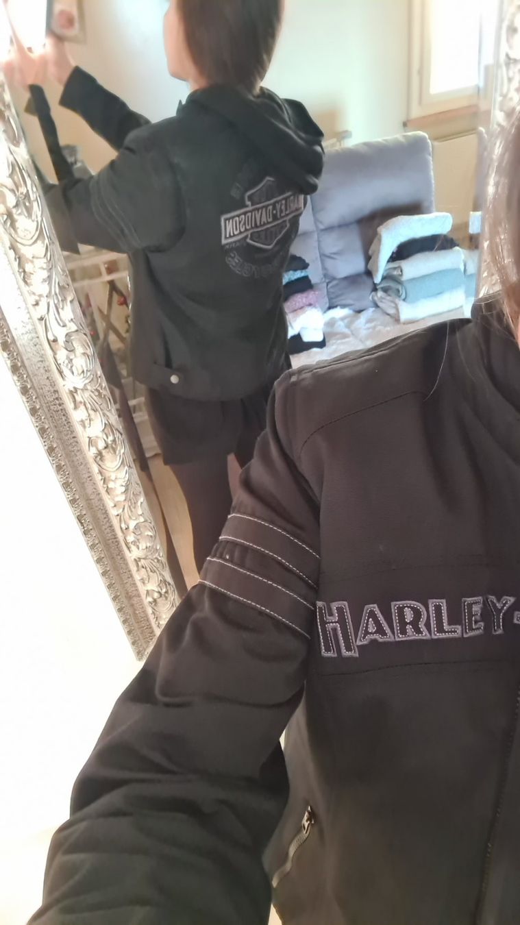Harley-Davidson Giacche: Harley-Davidson Jacke Damen Größe L – Usato da Reute AR venduto da angelflower 1