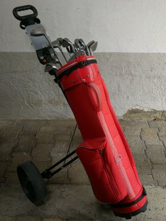 Golfwagen,Golfbag,Schläger rechtshand?Damen, Golfset