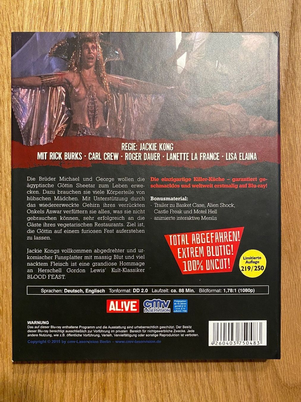 Tutti i DVDs: Blood Diner Mediabook – Nuovo (secondo la descrizione) da Möhlin venduto da Devilspunchbowl 1