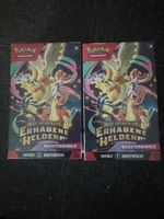 2 Pokémon Boosterbundle Erhabene Helden 12 Packs neu