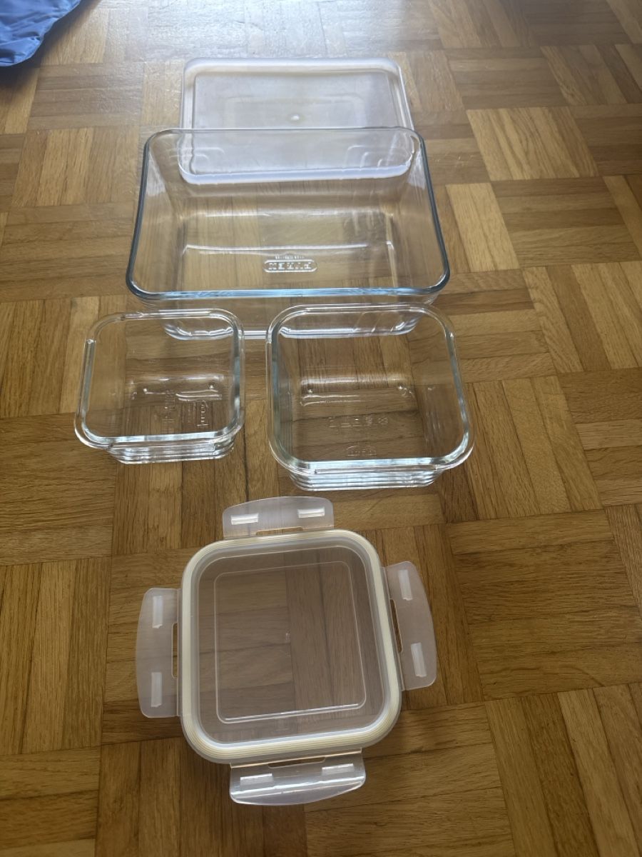 Bicchieri: Glasbehälter Set mit Deckel gebraucht – Usato da Zürich venduto da Miiiich__elle 1
