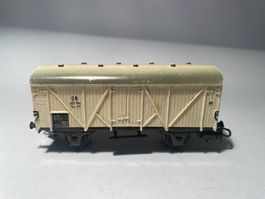 Märklin, Geschlossener Güterwagen Weiss, AC Achsen