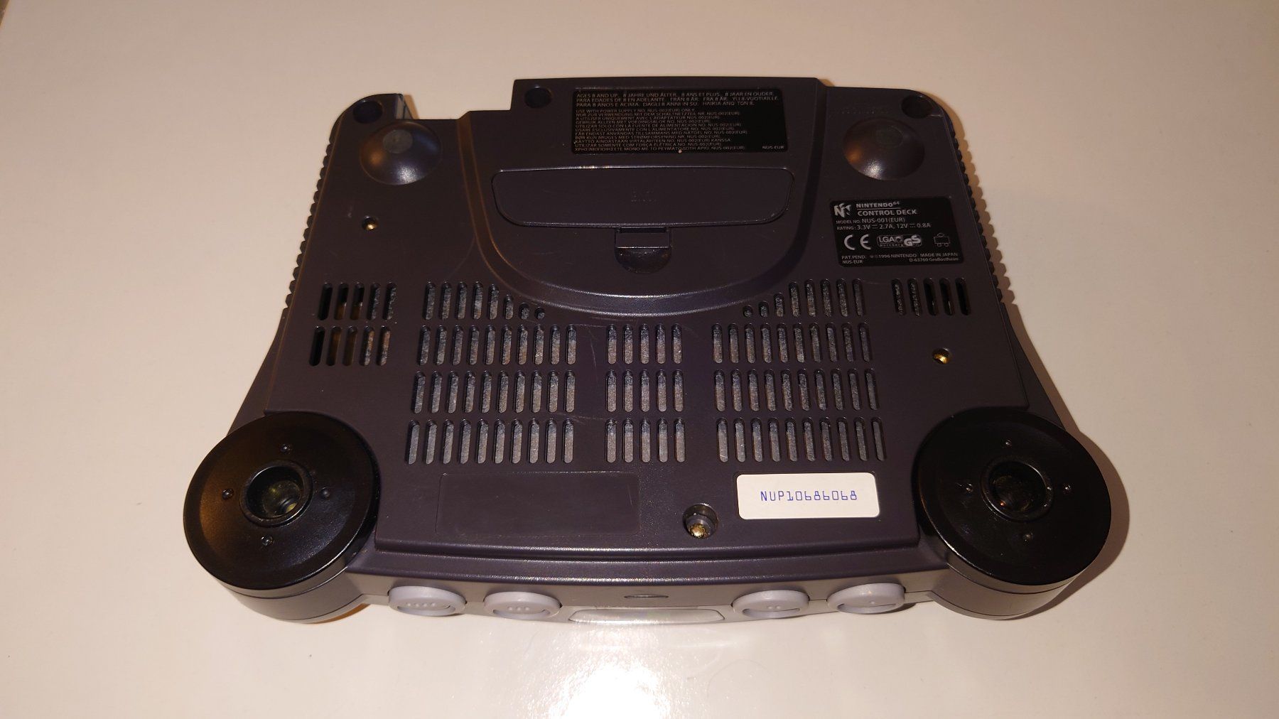 Nintendo Konsolen: N64 Konsole inkl. Mario Kart 64 + 4 Controller – Gebraucht aus Pfaffhausen von Odla7 7
