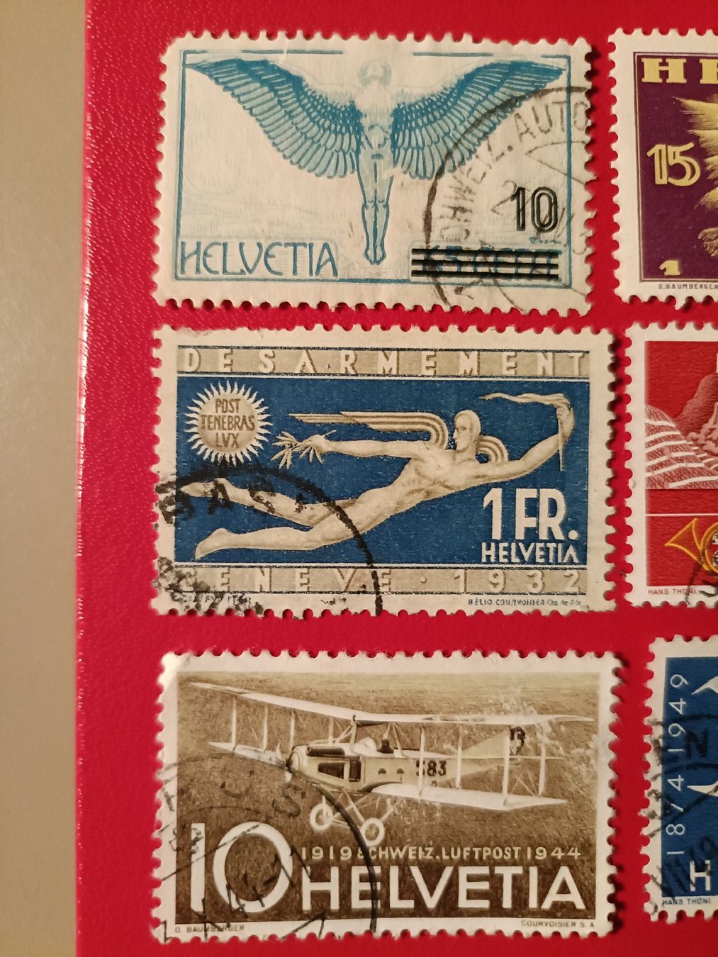 Tutti i francobolli: 6 ANTIKE BRIEFMARKEN SCHWEIZ MIT STEMPEL – Usato da Sargans venduto da Polifemo58 1