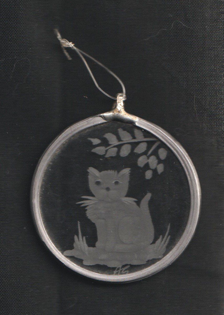 Tutte le decorazioni: Fensterbild mit Katze, Durchmesser 5.5 cm – Nuovo (secondo la descrizione) da Kriens venduto da Kraeutergarten