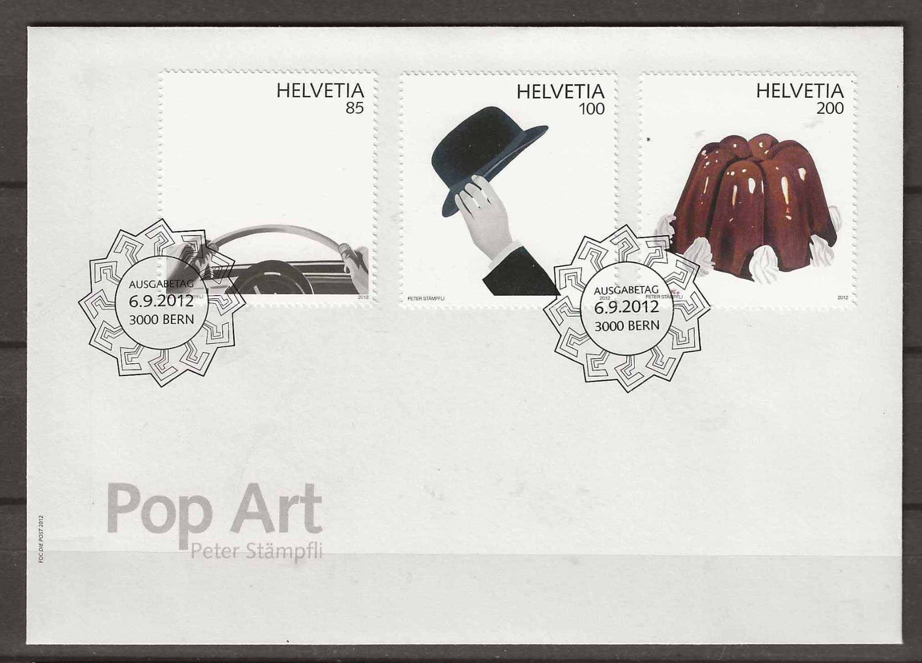 Tutti i francobolli: F1438 - FDC Pop Art – Usato da Trélex venduto da Phil_Albert