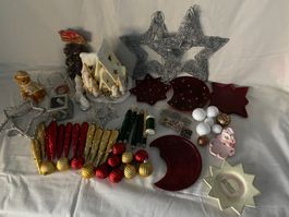 Weihnachtsdekoration Restposten über 60 Teile