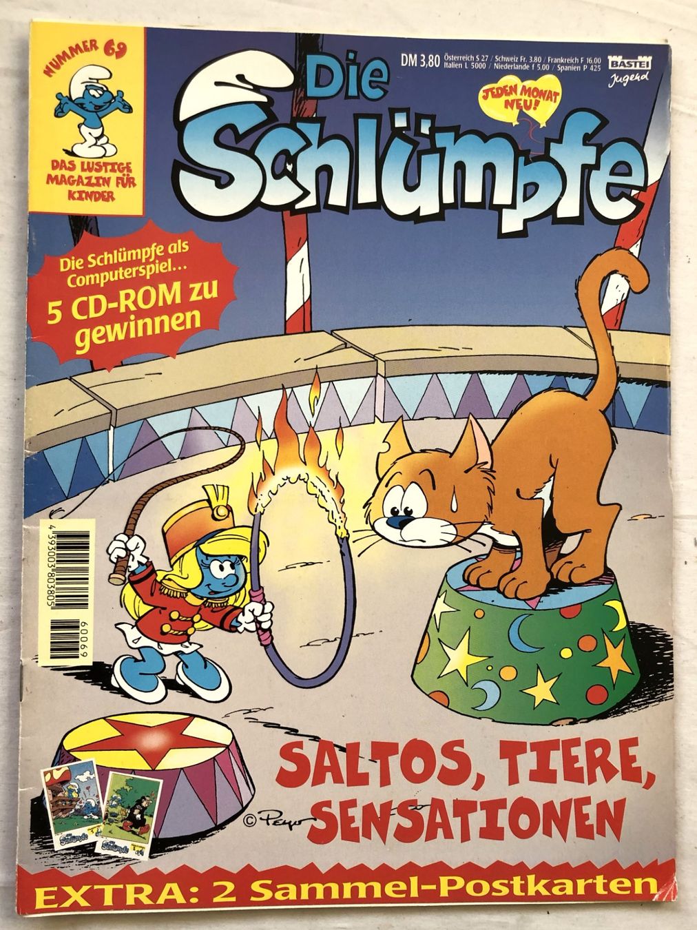 Fumetti: Die Schlümpfe - Heft Nr.69 - Bastei Comic - inkl. Beilage – Usato da Schaffhausen venduto da durruti