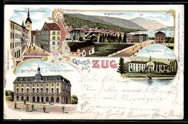 Litho Zug, Bürgerspital, Neue Post und 