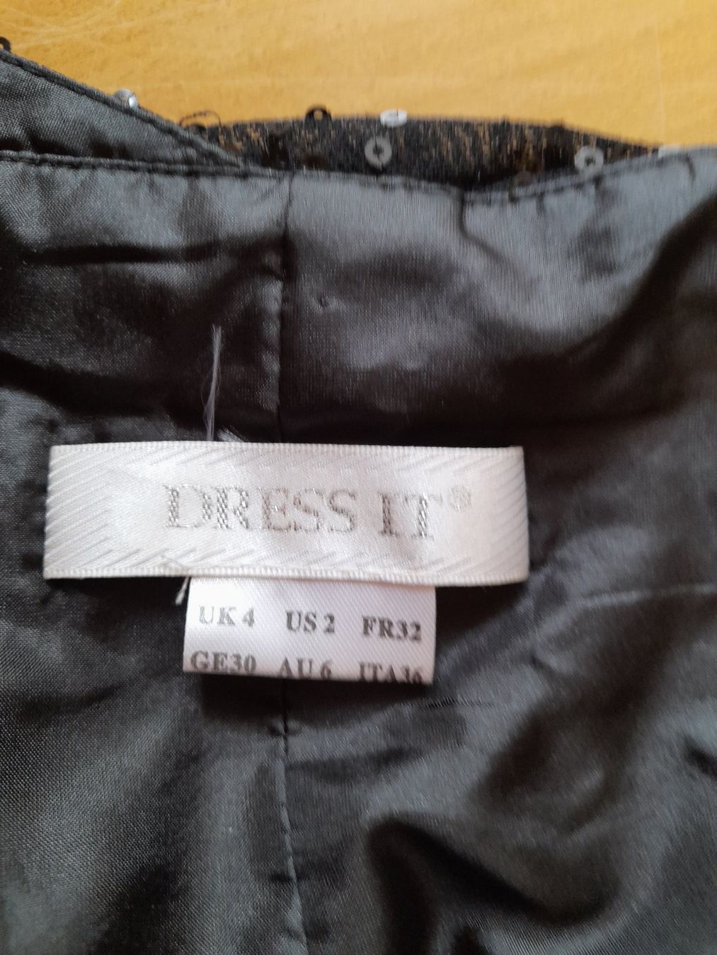 Vestiti: Kleid mit gepolstertem Oberteil. Seide/Baumwolle – Usato da Leuggelbach venduto da schmetterlings-fee 3