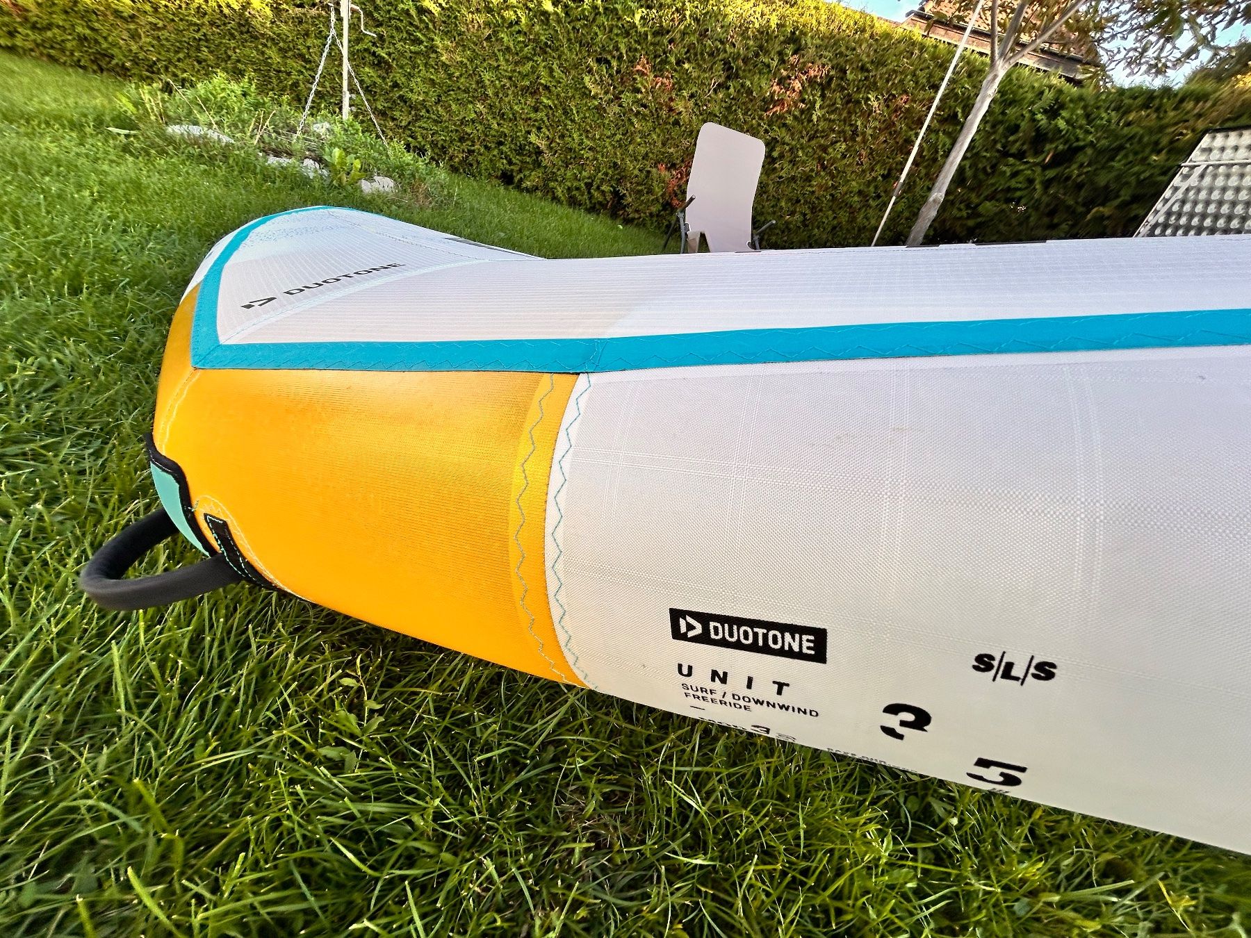 Duotone Surf: Wing - Duotone - Unit - SLS concept blue - Grösse 3.5m2 – Usato da Muntelier venduto da Freerider77 2