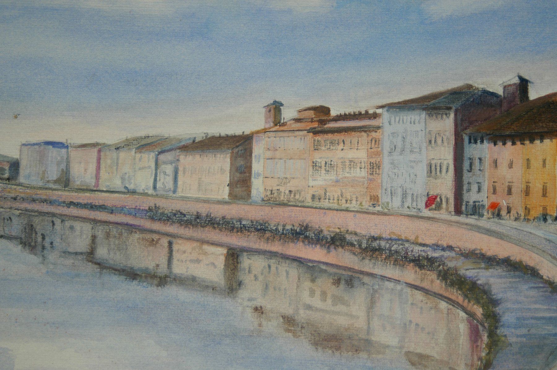 Dipinti: Tuggener Florenz Aquarell/Mischtechnik – Usato da Herisau venduto da Wisen 3