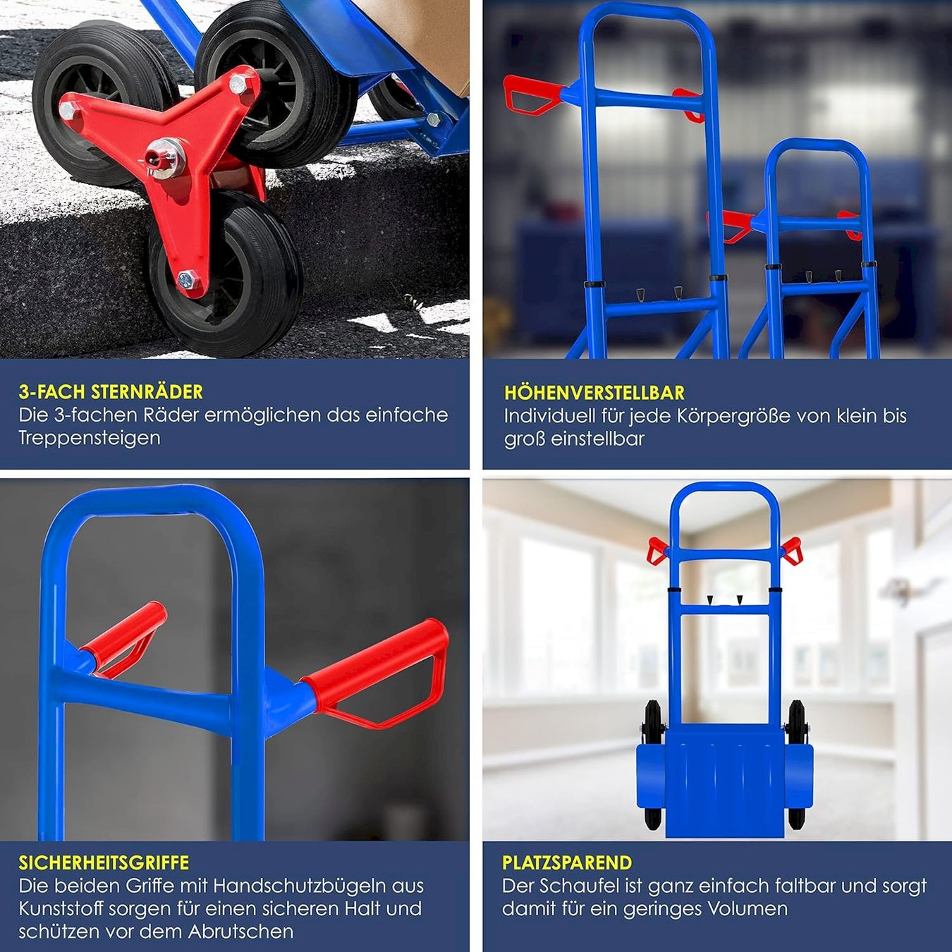Altro per stoccaggio & trasporto: MASKO Sackkarre 200 kg Blau – Nuovo e nell'imballaggio originale da Bottighofen venduto da zaap 2