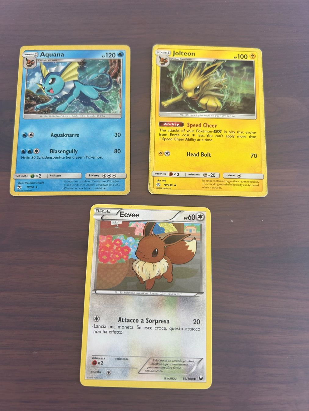 Pokémon Carte collezionabili: Pokemon Eeveelutions Karten – Usato da Winterthur venduto da Wusa01