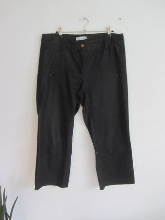 HENNES - Jeanshose dunkel halblang 44