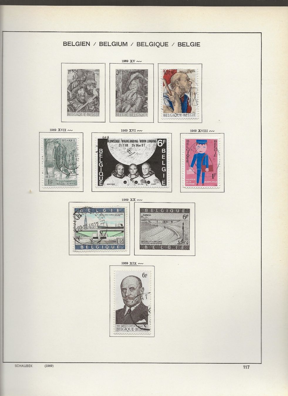 Tutti i francobolli: Marken Belgien  1968 bis 1971 – Usato da Au ZH venduto da xelagreb01 4