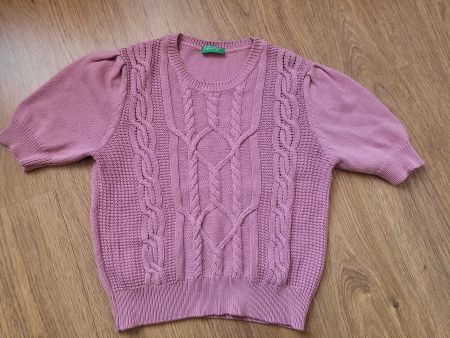 Benetton Strickpullover,Gr.M,rosa,top Zustand für Frühling