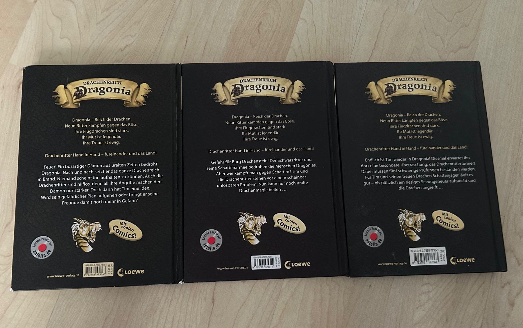 Bücher: Drachenreich Dragonia, A. Benn, 3 Bände – Gebraucht aus Bassersdorf von Shelby70 1