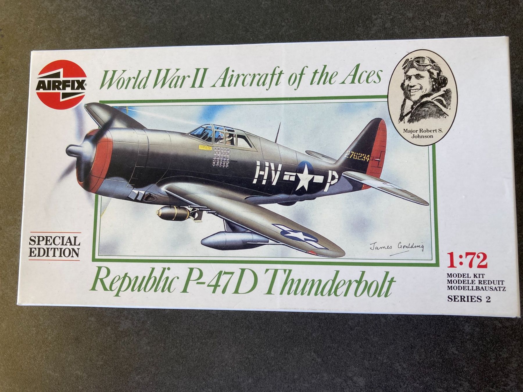 Airfix Kit di modellismo & Modellini statici: VINTAGE: Airfix Republic P-47D Thunderbolt 1/72 – Usato da Höri venduto da Treblink