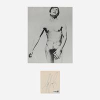 Rudolf Nureyev. Nurejew. Noureev. Rares Foto mit Autogramm.
