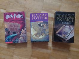 3 Harry Potter Bücher/Books